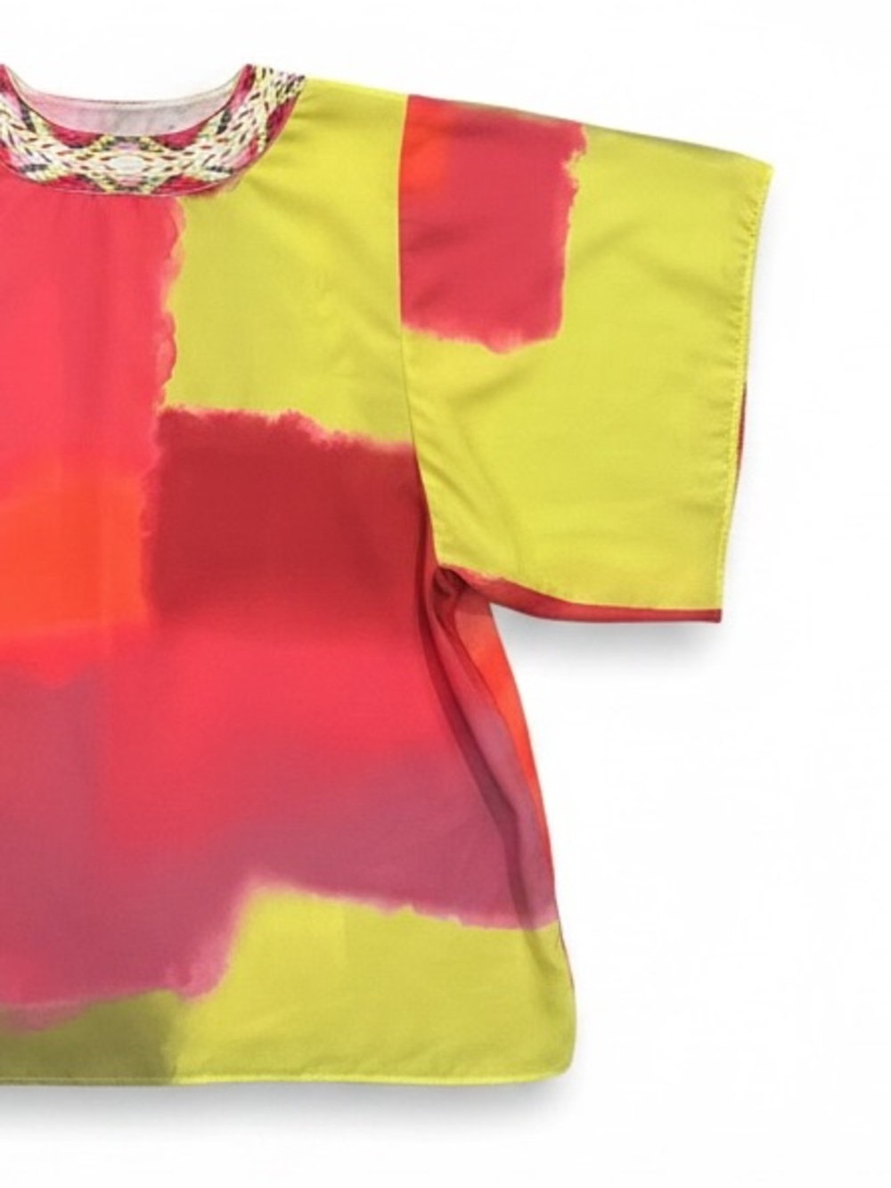 Sharon Young Summer In Bloom Abstract Print Kimono Size S/M - Picture 3 of 11